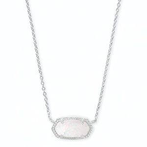 Kendra Scott White Opal Stone Necklace